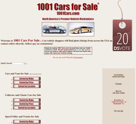 01 - 1001 Cars For Sale®