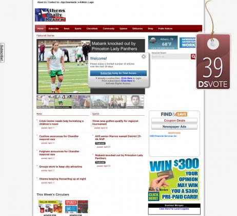 01 - Athens Daily Review