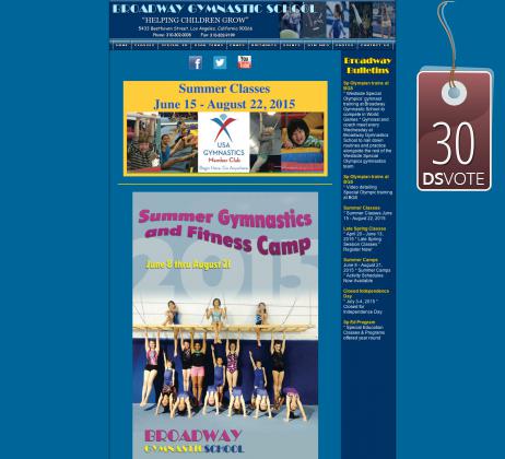 01 - Broadway Gymnastic School