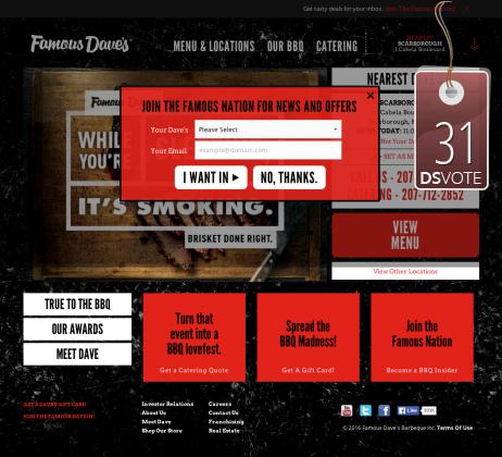 01 - Famous Dave's Bar-B-Que of America, Inc.