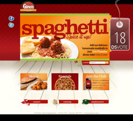 01 - Gino’s Pizza & Spaghetti House