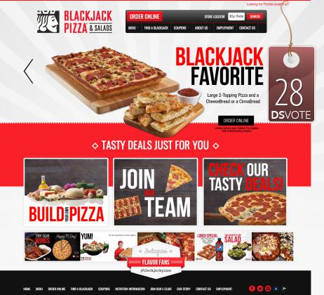 01 - Blackjack Pizza & Salads